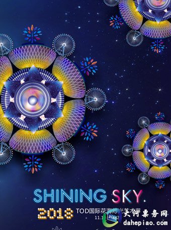 SHINING SKY 2018 TOD国际花海灯光艺术节