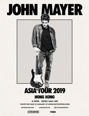 【香港】JOHN MAYER 2019 WORLD TOUR IN HONG KONG-香港站