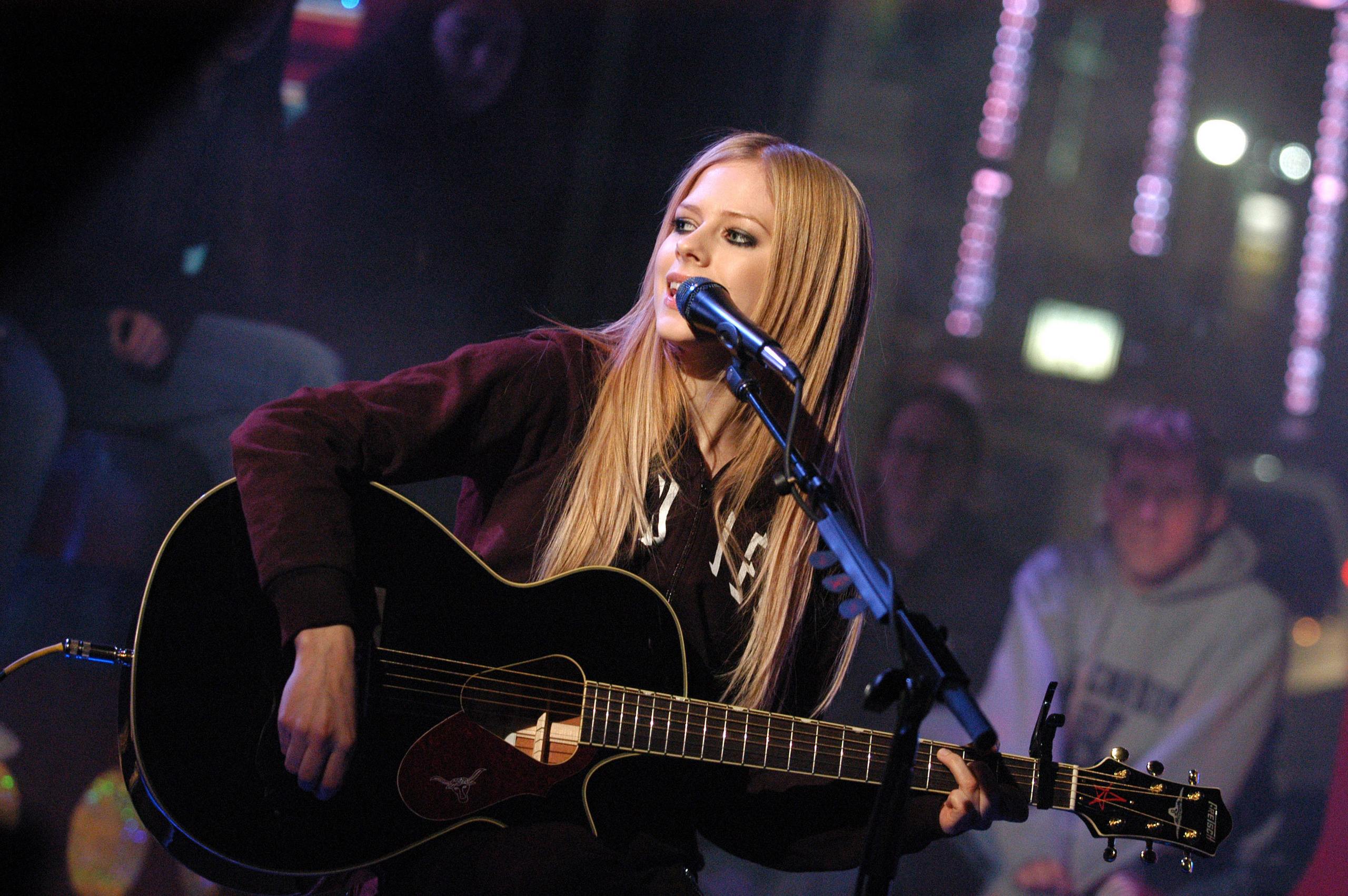 Вокалистка avril Lavigne