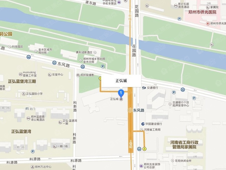 郑州正弘城内部地图图片