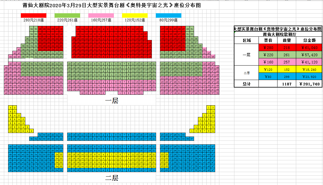 广州友谊剧院座位图图片