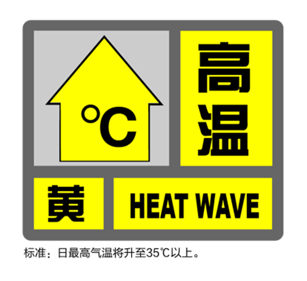7月22日上海发布第二次高温预警，最高气温达35℃以上