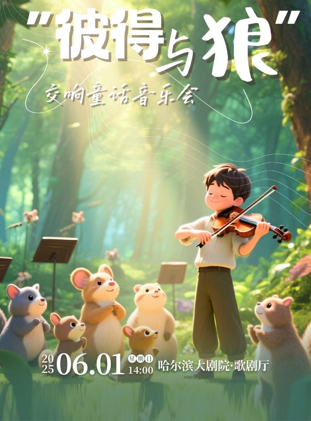 【哈爾濱】《彼得與狼》交響童話音樂會(huì)