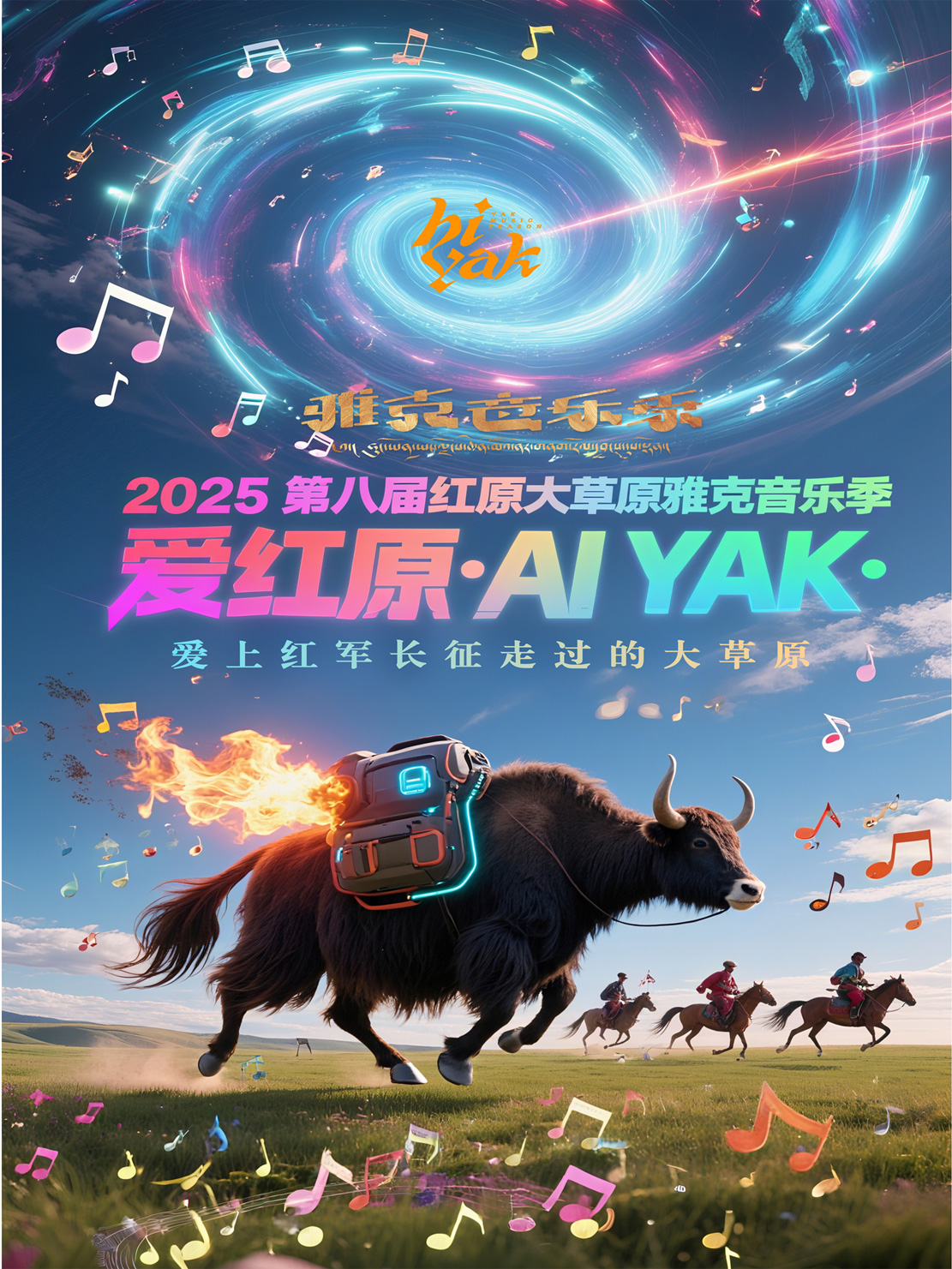 2025年第八屆紅原大草原雅克音樂季