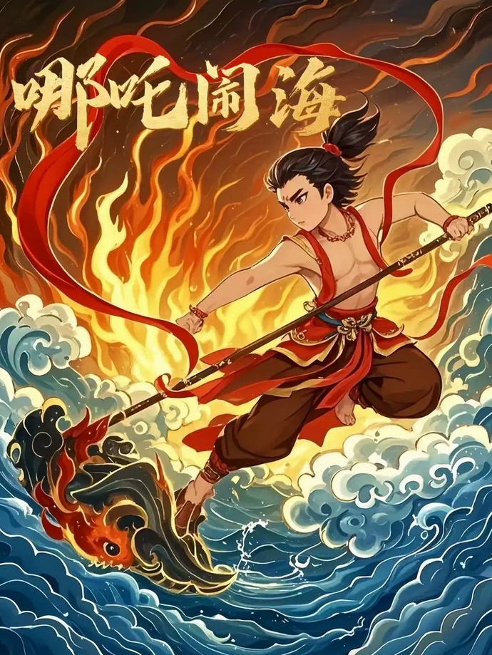 【濰坊】大型神話親子兒童劇《哪吒鬧海》