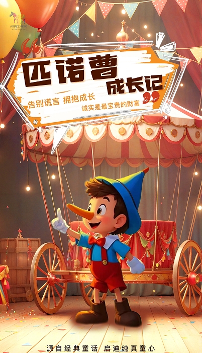 【北京】经典童话故事互动亲子儿童剧《匹诺曹成长记》（劲松电影院x小斑马剧团）