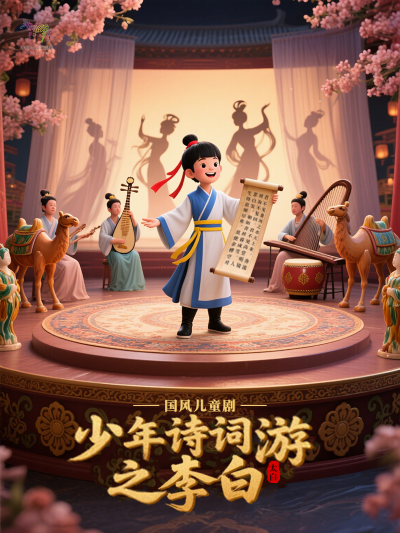 【北京】国风儿童剧《少年诗词游之李白》（秦乐宫剧场x小斑马剧团）