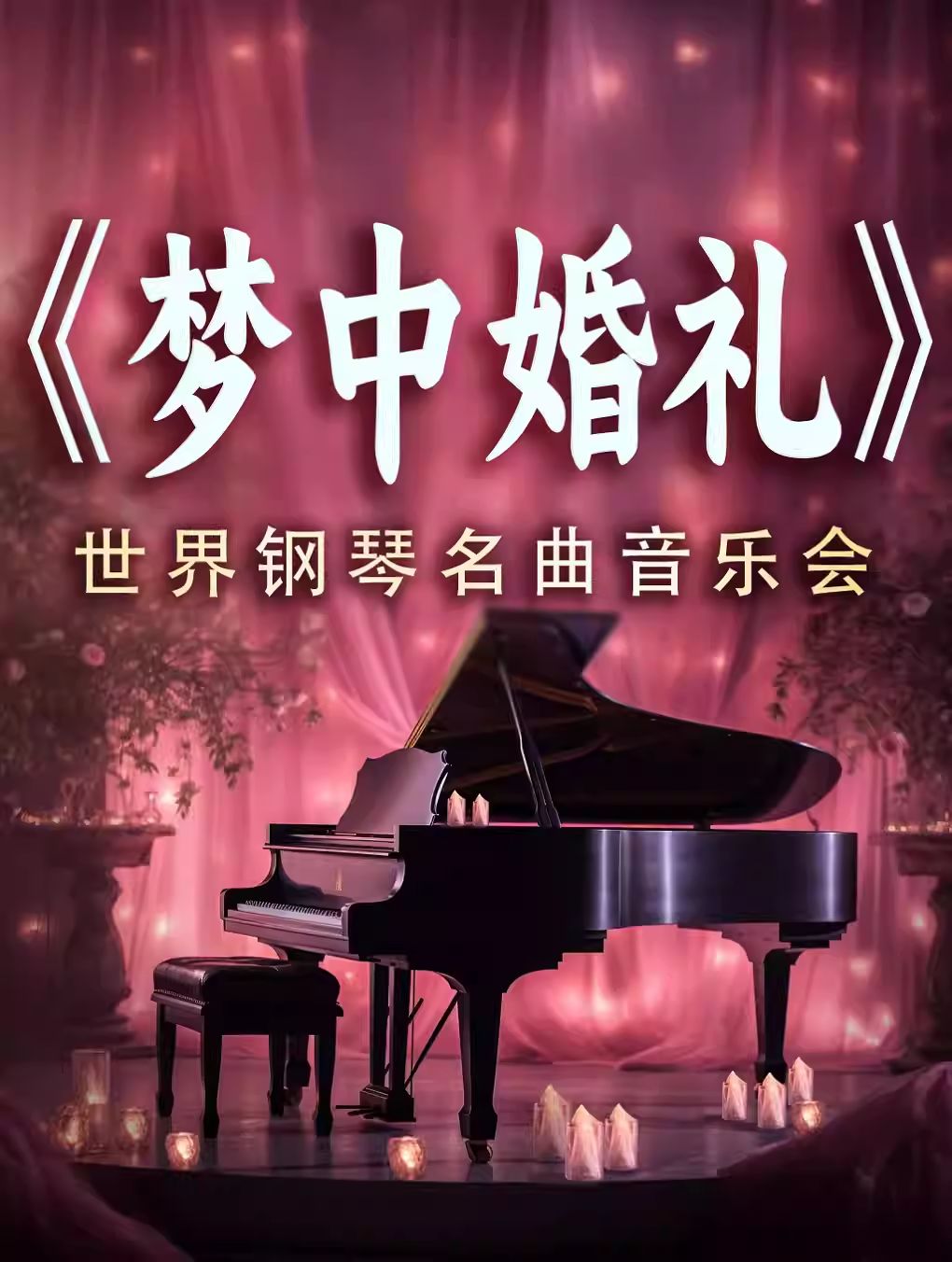 【北京】《梦中的婚礼》《卡农》世界名曲浪漫烛光音乐会