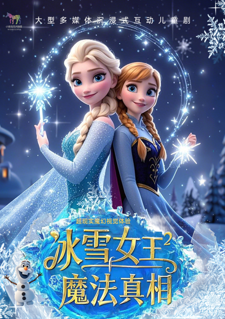 【北京】【11月8日】大型冰雪奇幻儿童音乐剧《冰雪女王2-魔法真相》