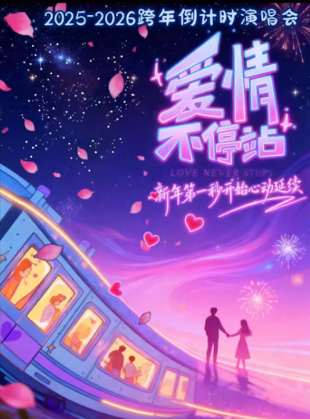 【广州】2025-2026跨年倒计时『爱情不停站』演唱会｜新年第一秒开始心动延续--广州站