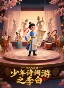 【武汉】国风儿童剧 《少年诗词游之李白》（小斑马剧团X武汉禾空间联创剧场）