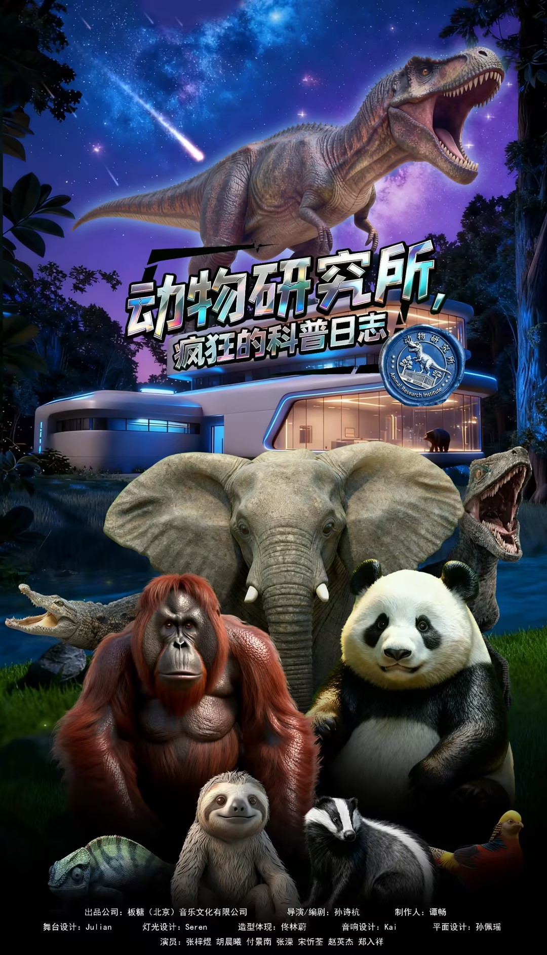 【苏州】儿童剧《动物研究所&疯狂的科普日志》