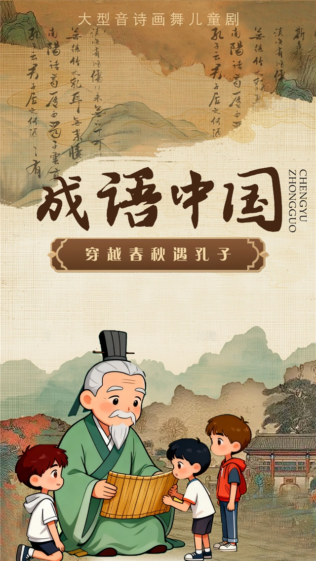 【武漢】國風經(jīng)典互動兒童劇《成語中國之穿越春秋遇孔子》