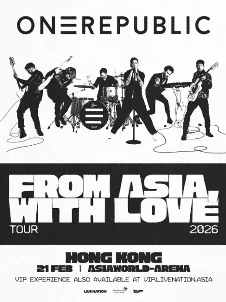【中国香港】ONEREPUBLIC“From Asia, With Love”2026 in Hong Kong