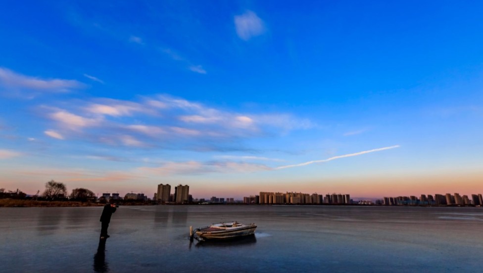 太原晋阳湖风景图片图片