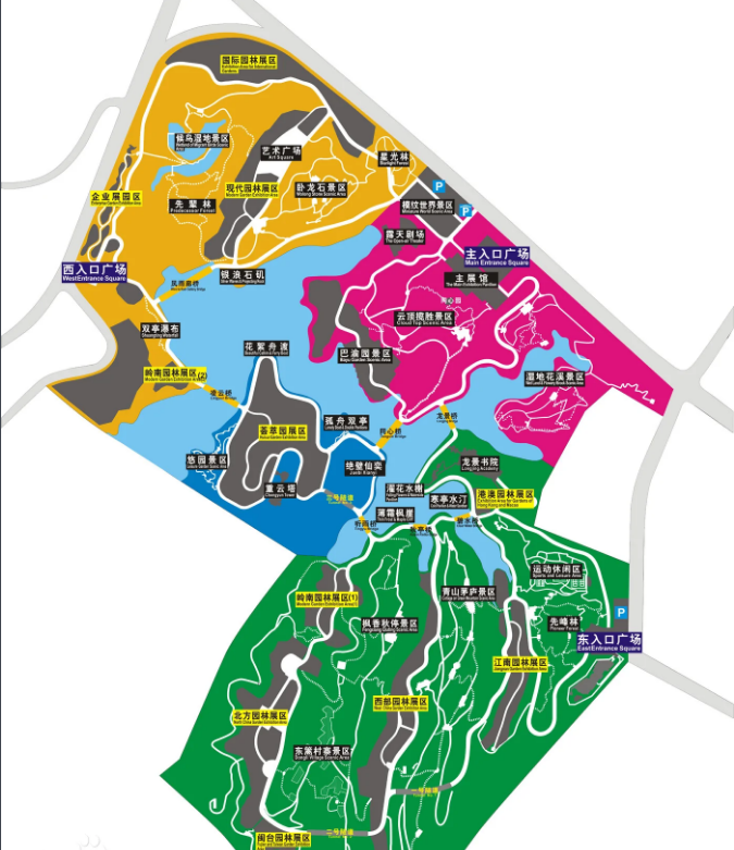 重庆园博园地图图片