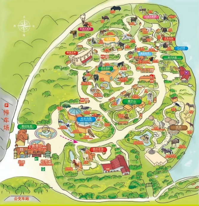 龙沙公园的地图图片