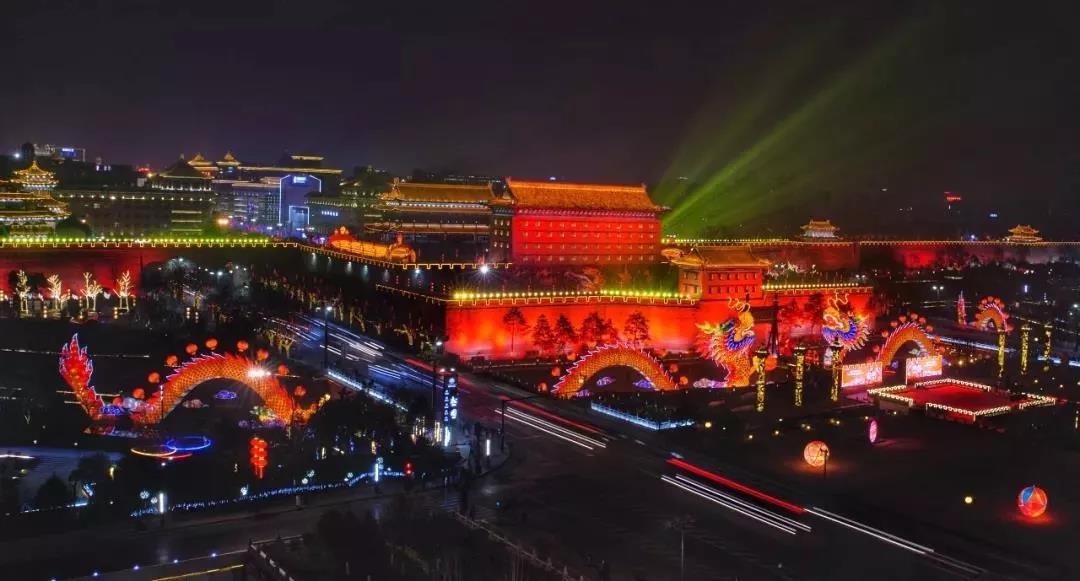 2022年西安城墙新春灯会