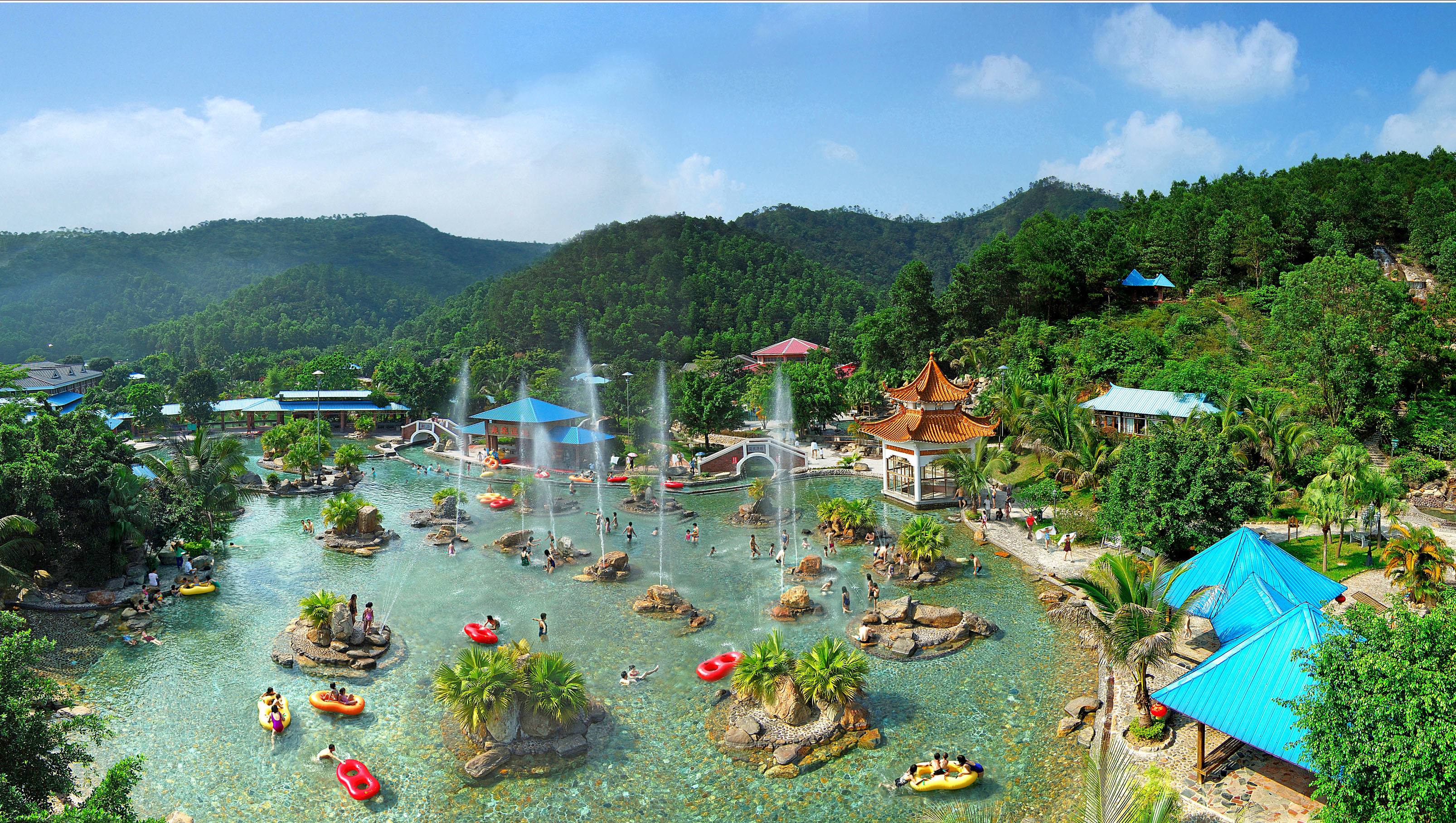 这里有天然氧吧般的度假天堂,这里就是三江森林温泉,这个假期,一起来
