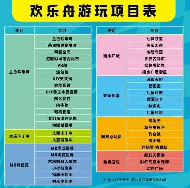 安华汇欢乐舟主题乐园