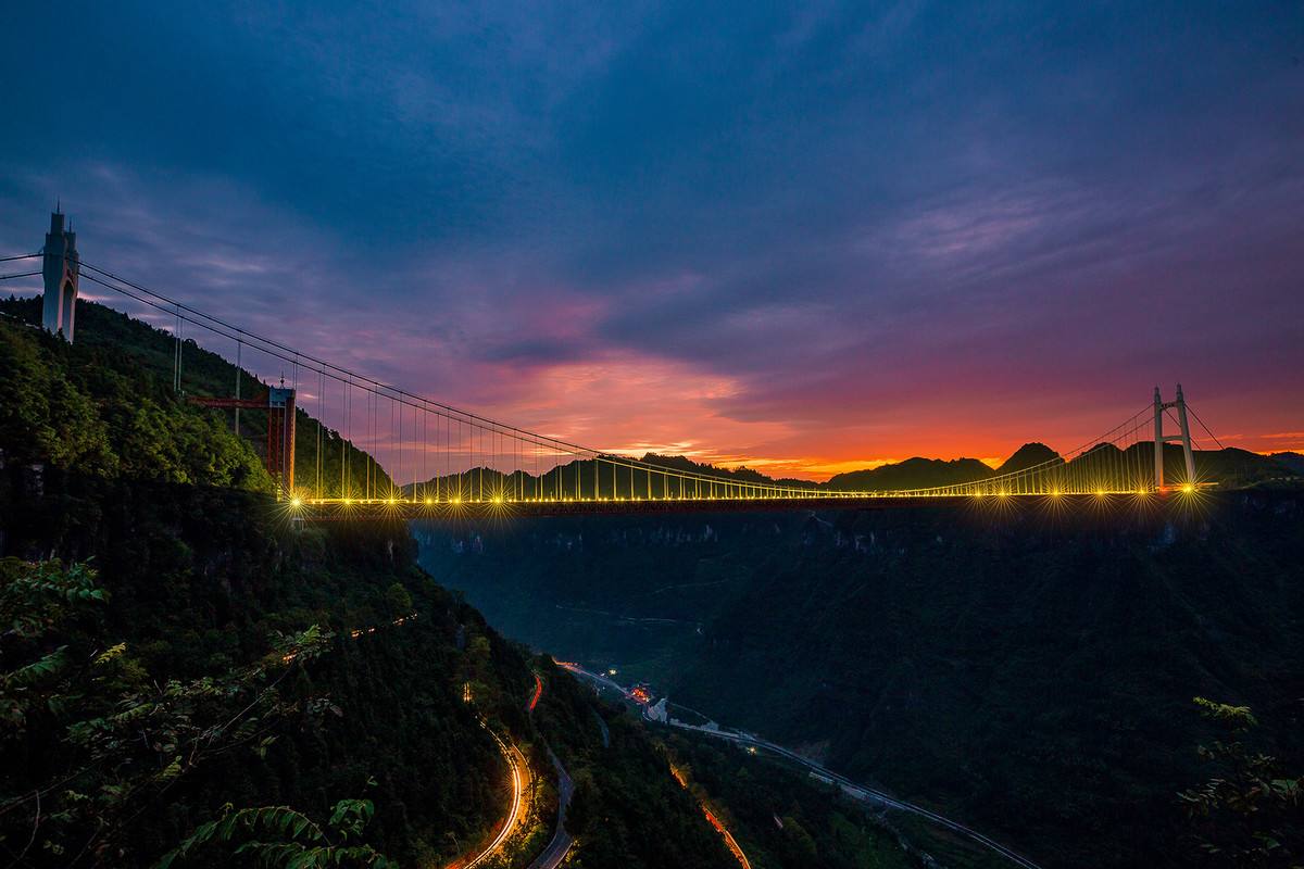贵州矮寨大桥景区图片