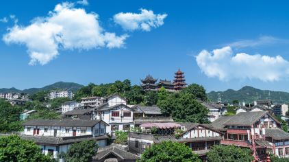 磁器口古镇-观景平台