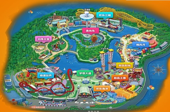 2024武汉欢乐谷门票预约,游玩攻略,项目介绍,景区地图