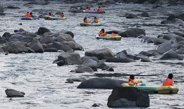 千島湖白云溪漂流