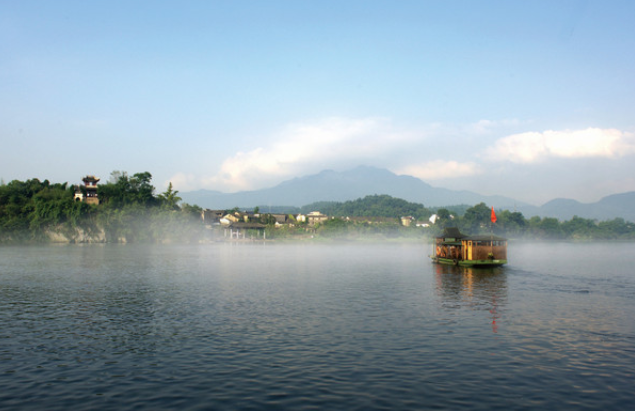 桃花潭10℃竹筏漂流