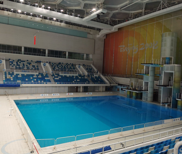 北京水立方游泳馆