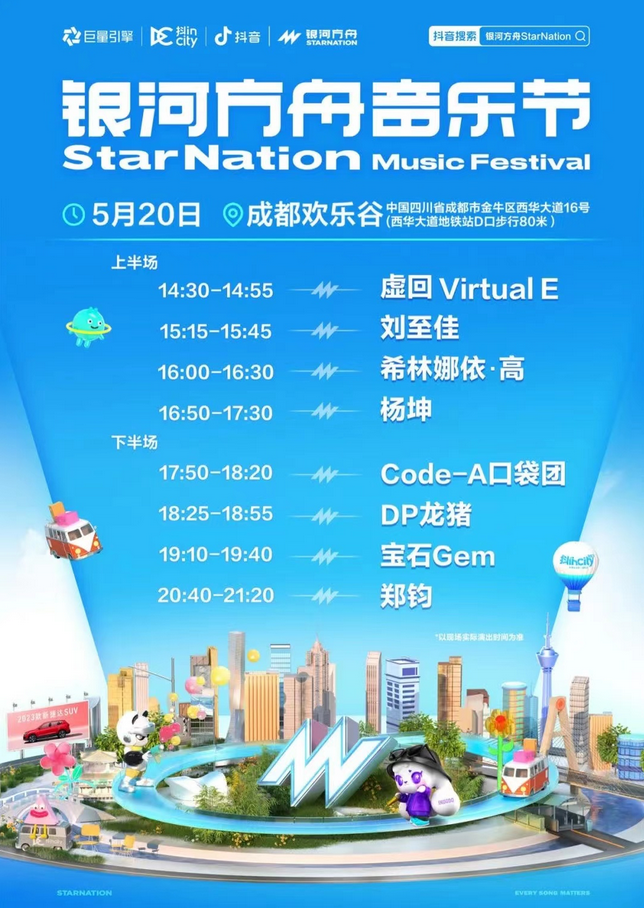 成都銀河方舟音樂(lè)節(jié)門(mén)票