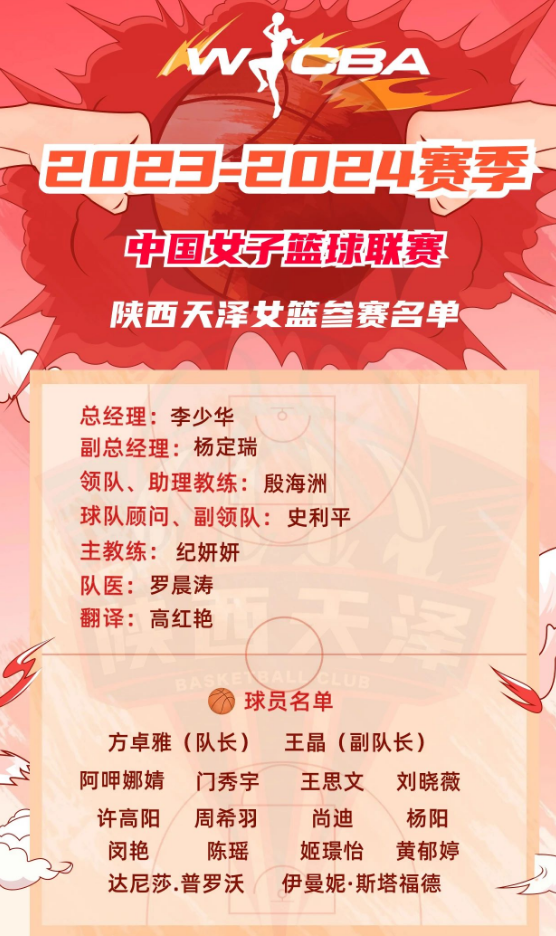 2023渭南中国女子篮球职业联赛wcba常规赛(参赛名单+座位图+门票)
