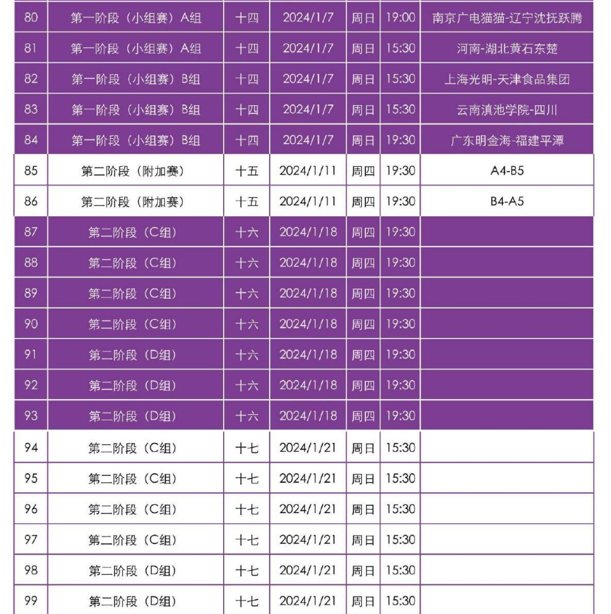 2023-2024中國男排超級聯(lián)賽