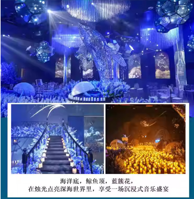 上海北外滩海洋主题奇妙嘿夜烛光音乐会