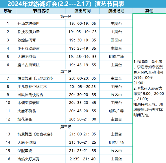 2024如皋龍游湖新春燈會時間安排+節(jié)目單+門票價格