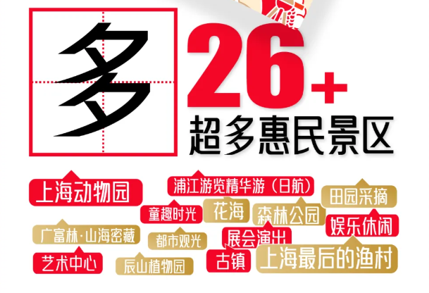 2024上海文旅联票景区列表+使用说明+特惠购票
