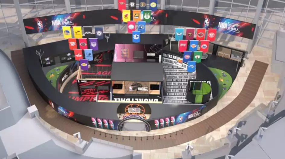 北京NBA全情投入主題展