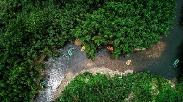 湖州南山漂流