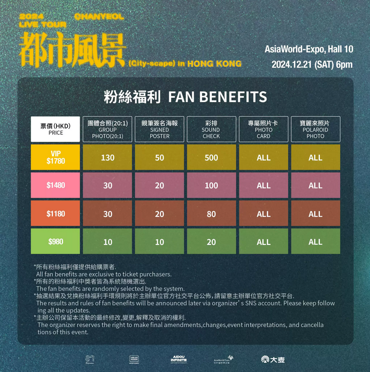 樸燦烈香港演唱會(huì)
