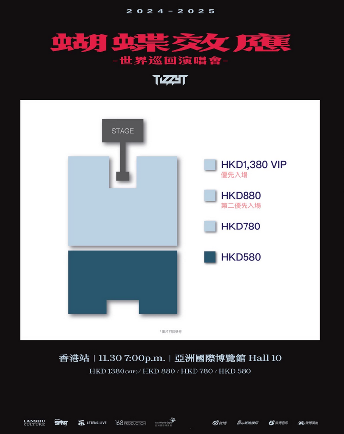 TizzyT香港演唱会