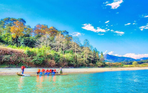 騰沖龍川江漂流