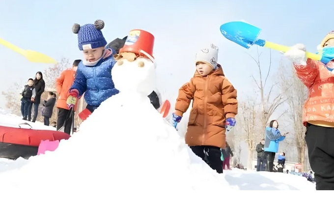 溫榆河公園西部小鎮(zhèn)冰雪樂園