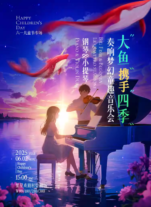 2025北京梁祝&大魚經(jīng)典名曲燭光音樂會(huì)(演出時(shí)間+門票價(jià)格+曲目單)