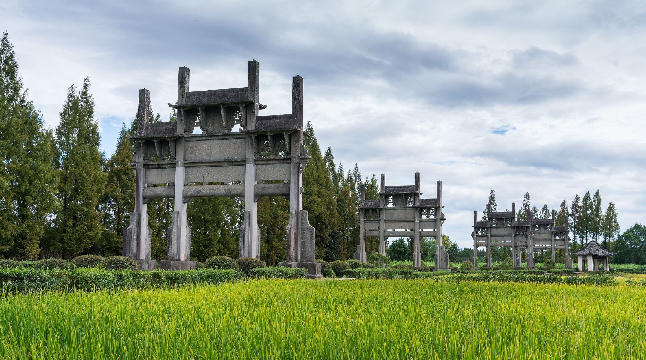 棠樾牌坊群鮑家花園