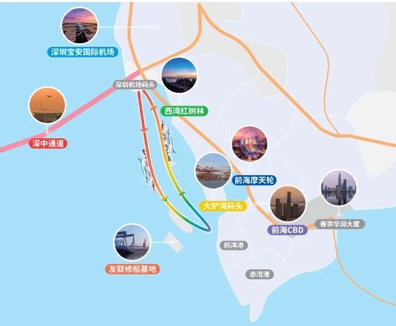 深圳海上彩虹號船票