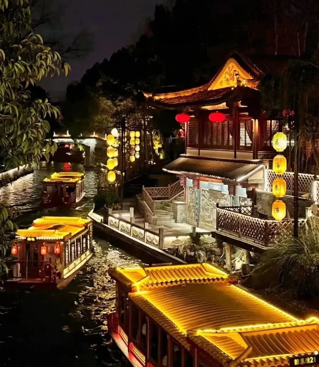南京秦淮河畫舫