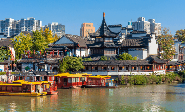 南京秦淮河畫舫