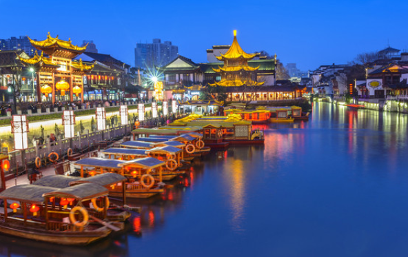 南京秦淮河畫舫