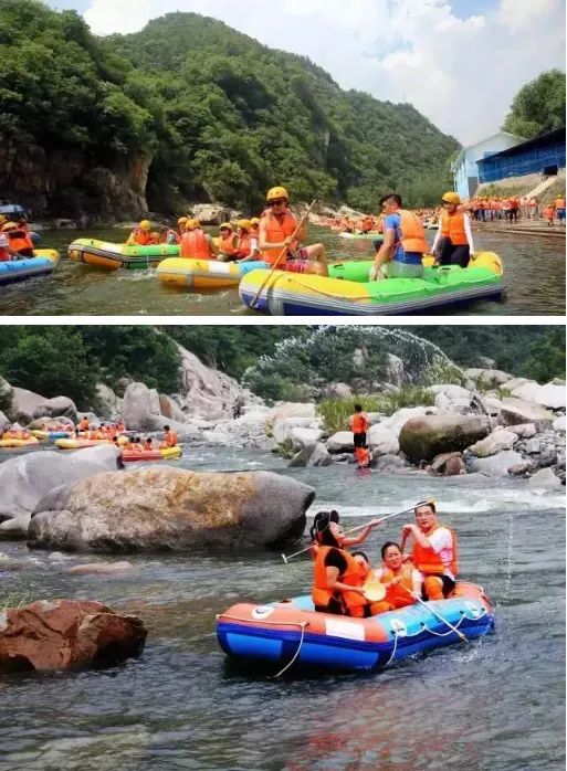 南陽寶天曼峽谷漂流