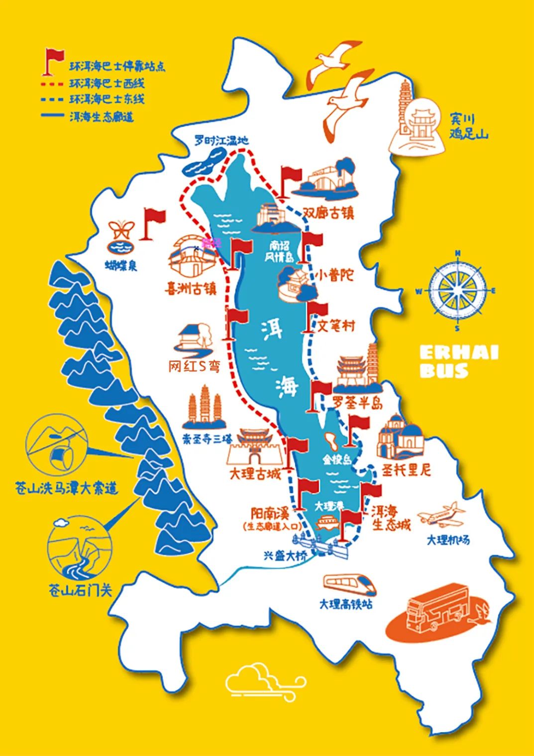 大理環(huán)洱海旅游觀光巴士